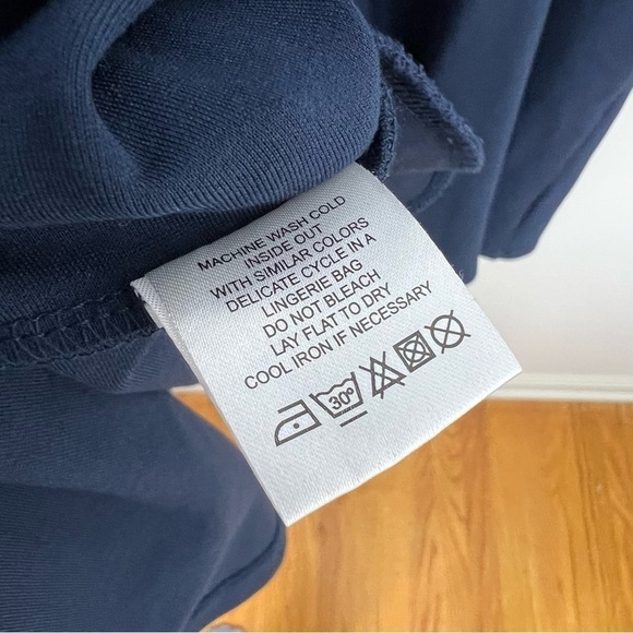 Cuyana‎ Ponte Long Sleeve Dress in Navy - Picture 11 of 15